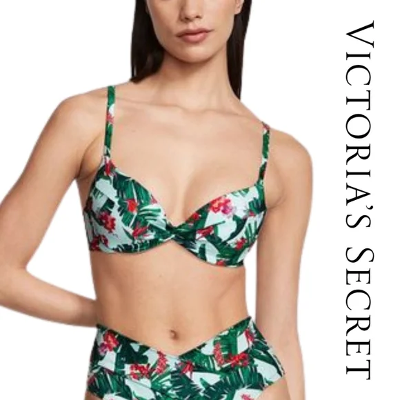 VICTORIA'S SECRET SWIMMix-and-Match Sexy Tee Push-Up Bikini Top - Picture 2 of 2